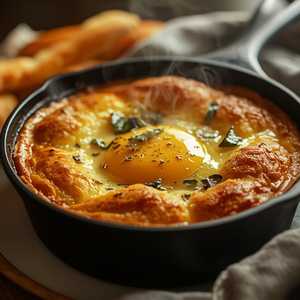 Baked Eggs 'Funghi'