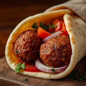 Kofta Kebab Wrap