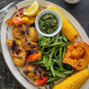 Grilled Peri Peri Chicken Skewers