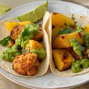 TACOS DE COLIFLOR AL PASTOR
