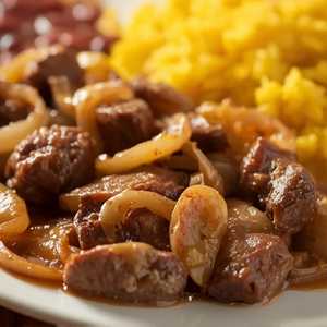 Rice & Beans W/ Steak
