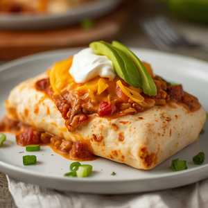 CHILE VERDE CHICKEN BURRITO