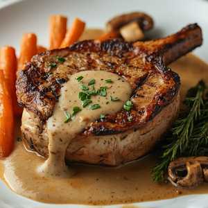 Grilled Center Cut Heritage Pork Chop