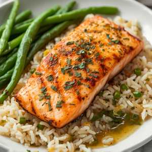 Fire Grilled Salmon