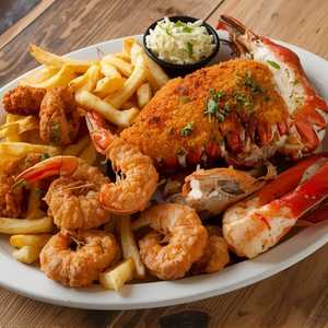 Boat Trash With Maine Lobster