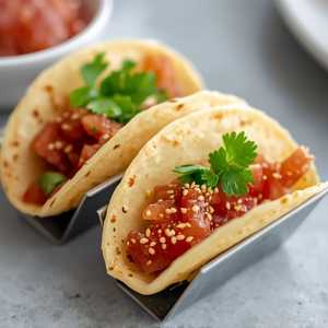 Tuna Tartare Tacos