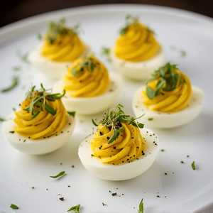 Deviled Truffled Eggs