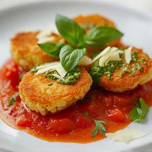 Goat Cheese Risotto Fritters