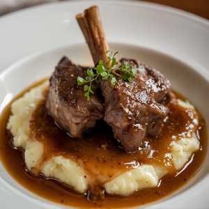 Braised Feed Lamb Osso Bucco