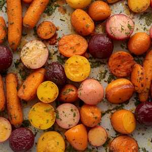 Rainbow Carrots & Golden Beets