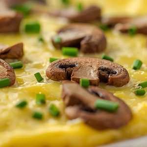 Fresh Mushroom Omelette