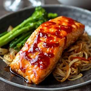 Spicy Salmon Teriyaki