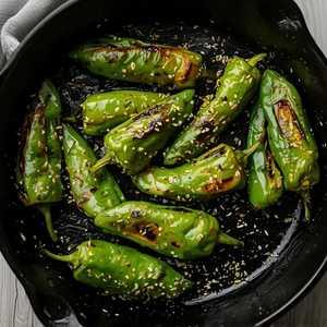 Blistered Shishito Peppers