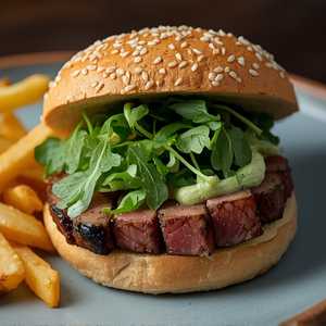 Sesame & Ginger Tuna Burger
