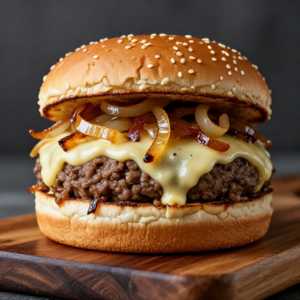 French Onion Burger