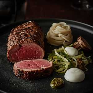Peppercorn Crusted Kangaroo Loin