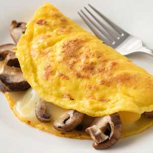 Mushroom & Swiss Omelette