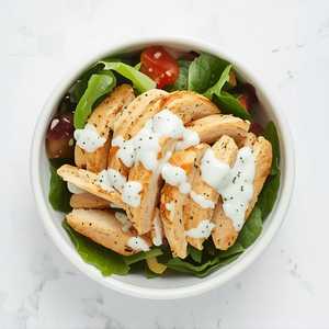 Salad with Ranch Dressing