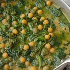 Sag Chana