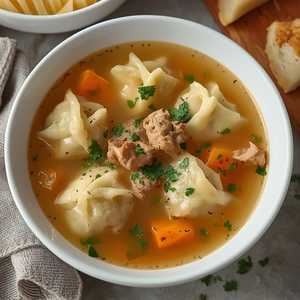 Chicken with Kreplach