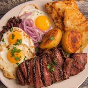 Carne Asada & Eggs