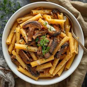 Rigatoni aux Champignons Sauvages