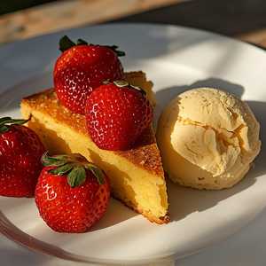 Heirloom polenta cake
