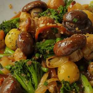 Braised Black Mushroom & Vegetable