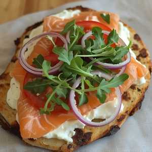 Smoked Salmon Flatbread