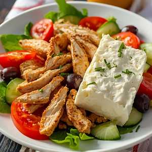 Greek Salad + Chicken