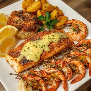 Broiled Seafood Platter
