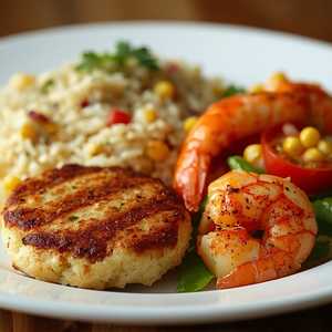 Crab Cake & Shrimp