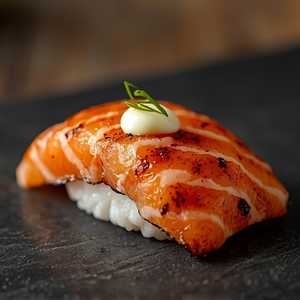 2pcs Aburi Salmon*