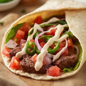 Tri Tip Shawerma Wrap