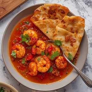 Fried Prawn Poori