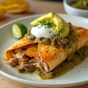 King Ranch Chicken \"Casserole\" Enchilada