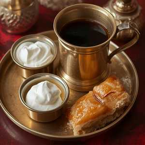 Turkish Coffee with Cream & Honey