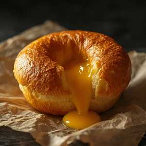 Baked Creamy Egg Yolk Bun 金酥流沙包