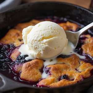 Blueberry Bourbon Cobbler