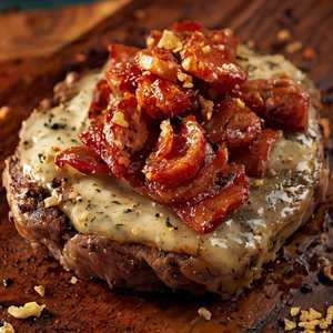 Bacon & Blue Cheese Topping