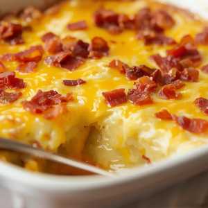 Smoked Gouda & Bacon Au Gratin Potatoes