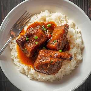 Oxtails Dinner W/ Rice