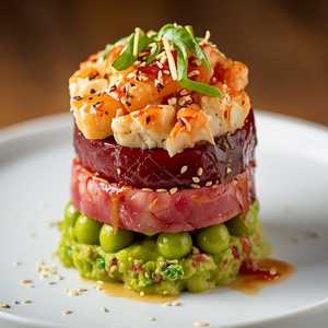 Spicy Seafood Stack