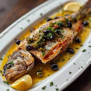 Wood Oven Roasted Whole Snapper
