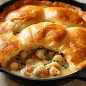 Skillet Made Chicken Pot Pie