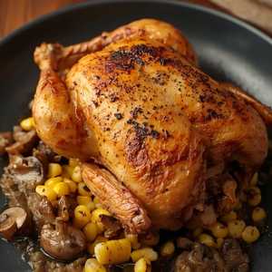 Oven Crisped Half Chicken*
