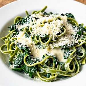 Spinach Fettuccine
