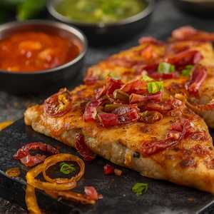 Onion Chili Masala Dosa