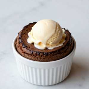I Love NY Chocolate Soufflé