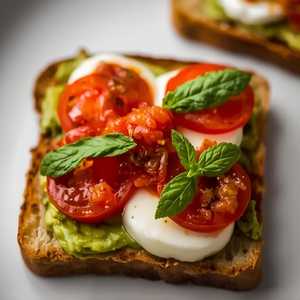 Fresh Mozzarella and Avocado Toast